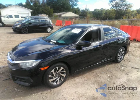 2017 Honda Civic Ex z USA, uszkodzony, nr VIN 19XFC2F74HE027108